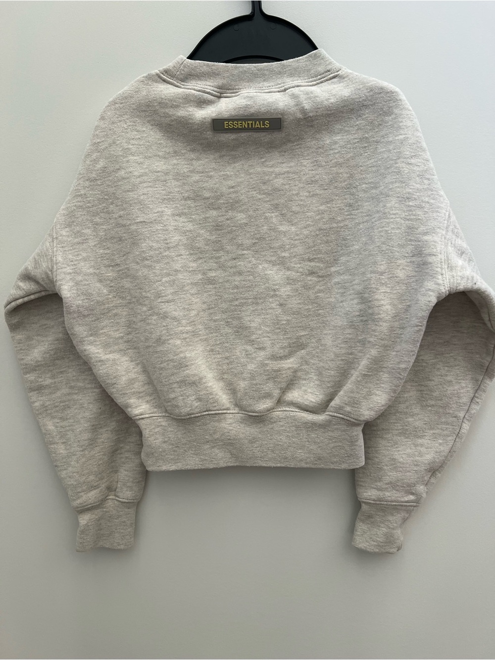 Fear of God ESSENTIALS Light Gray Crewneck Sweatshirt - Picture 5 of 11